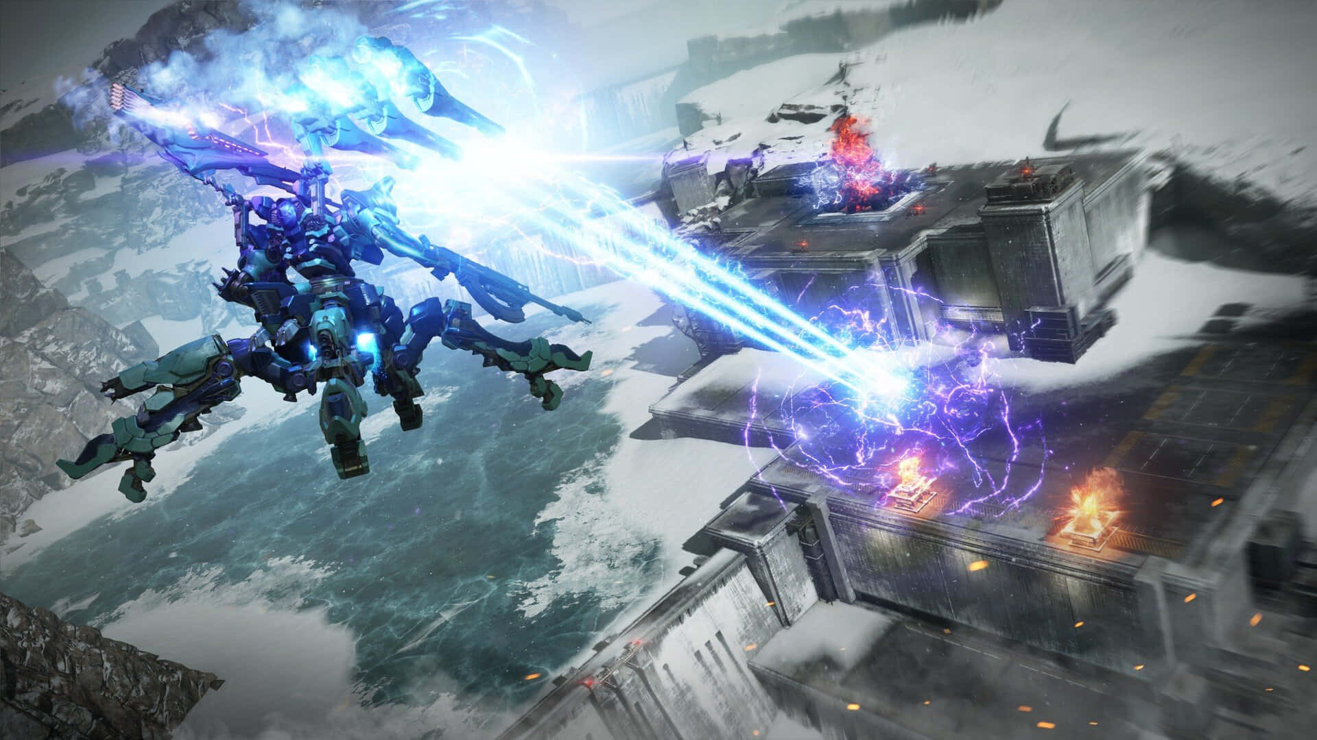 Armored_ Core_6_ Fierce_ Battle Wallpaper