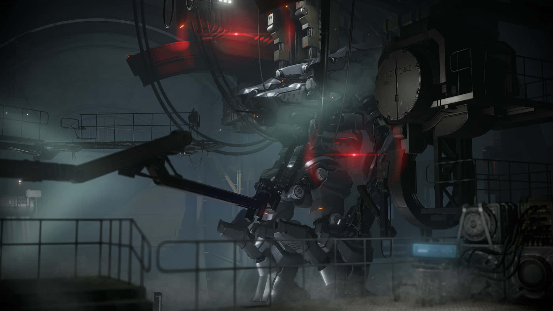 Armored_ Core_6_ Mech_ In_ Action Wallpaper