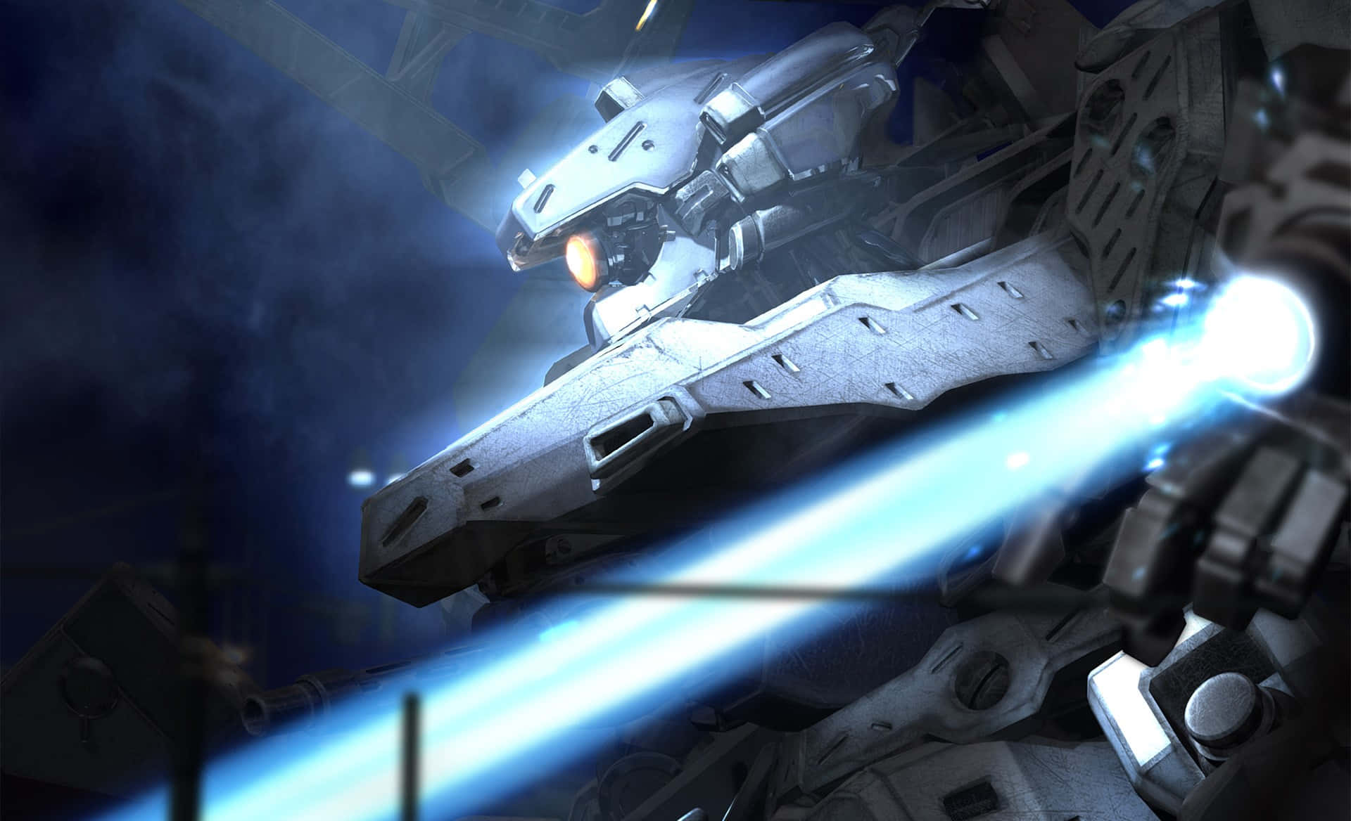 Armored_ Core_6_ Mech_in_ Action Wallpaper
