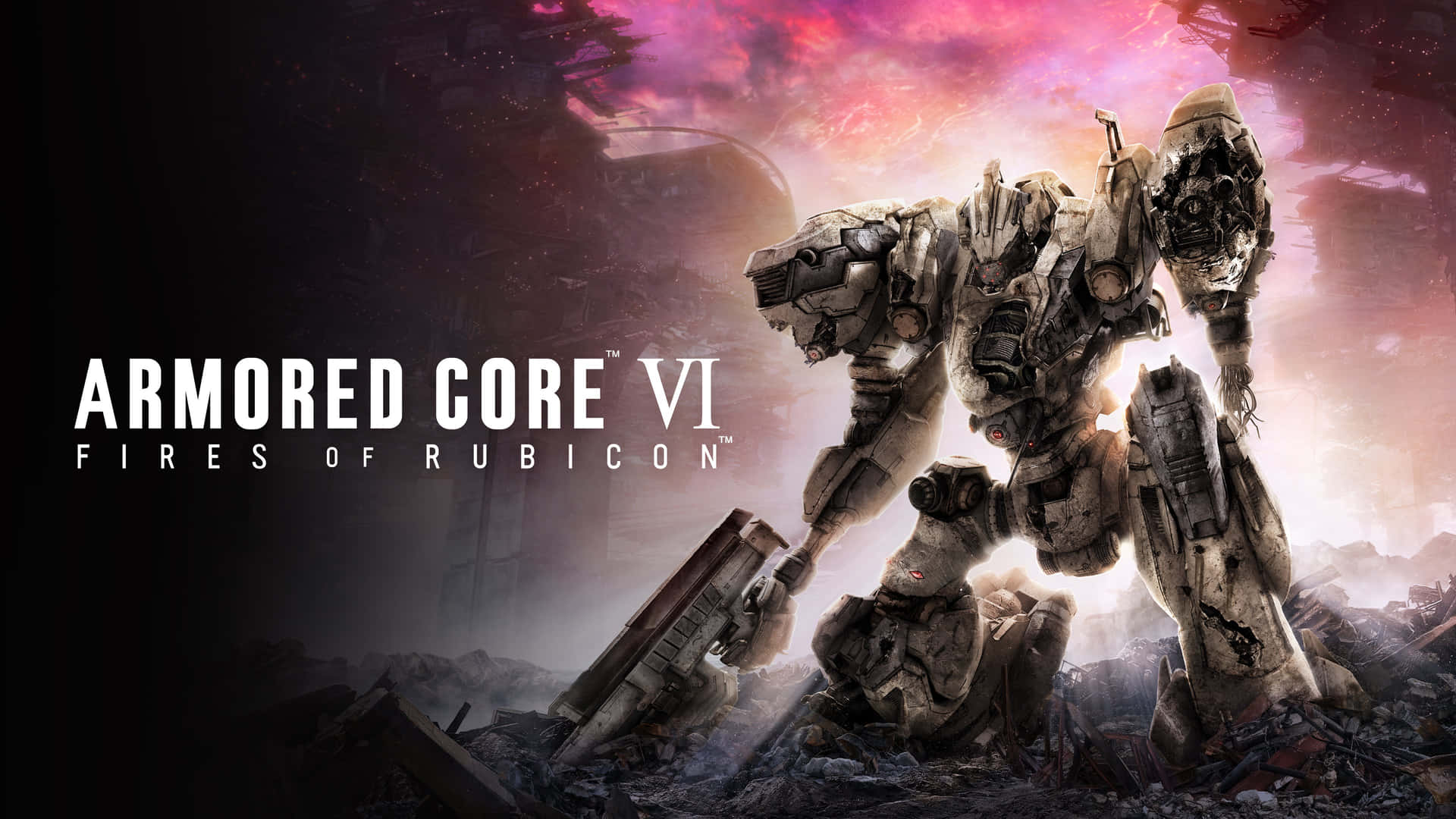 Armored Core V I Firesof Rubicon Promotional Artwork Wallpaper