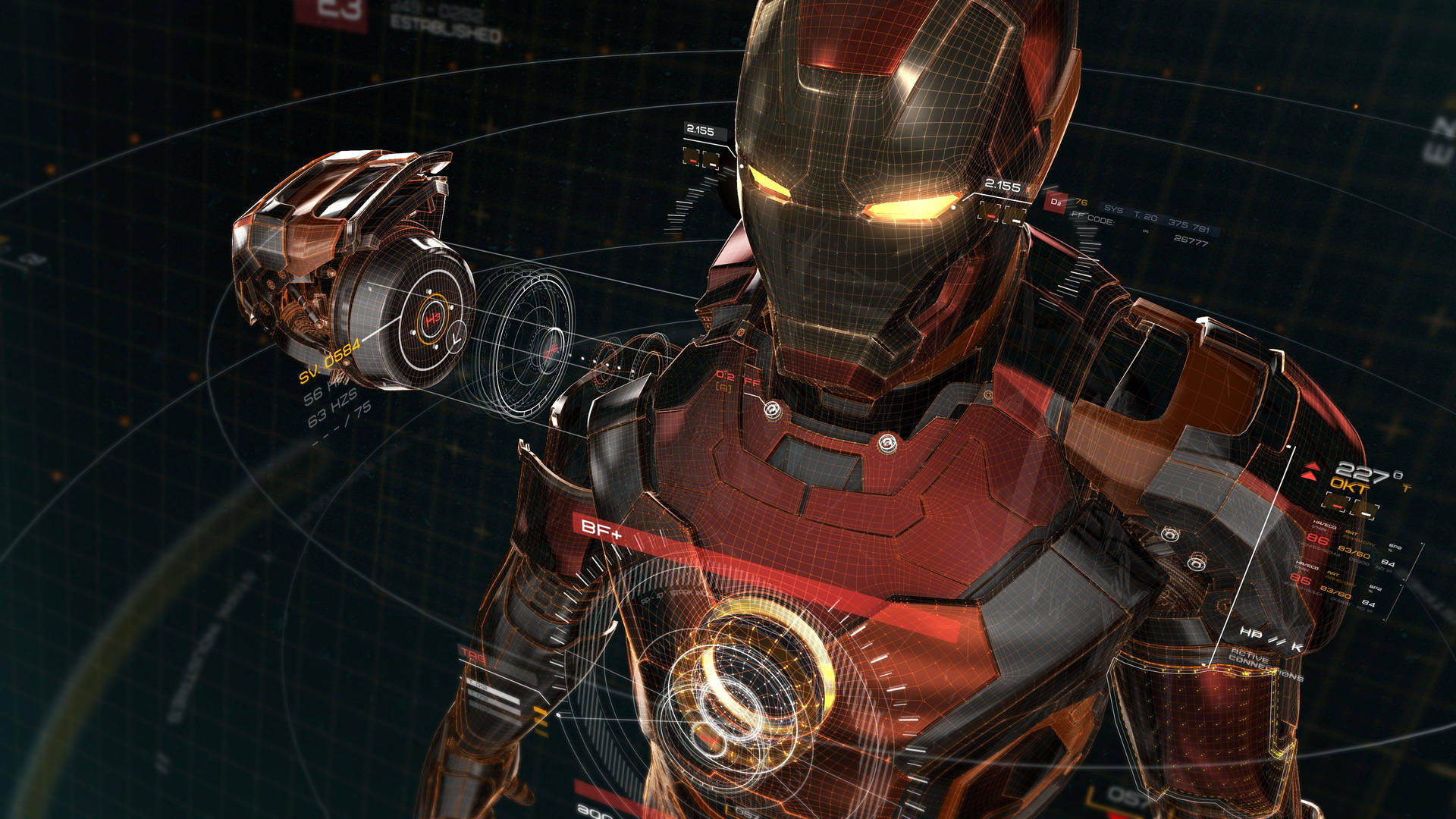 Armored Iron Man Full Hd Wallpaper