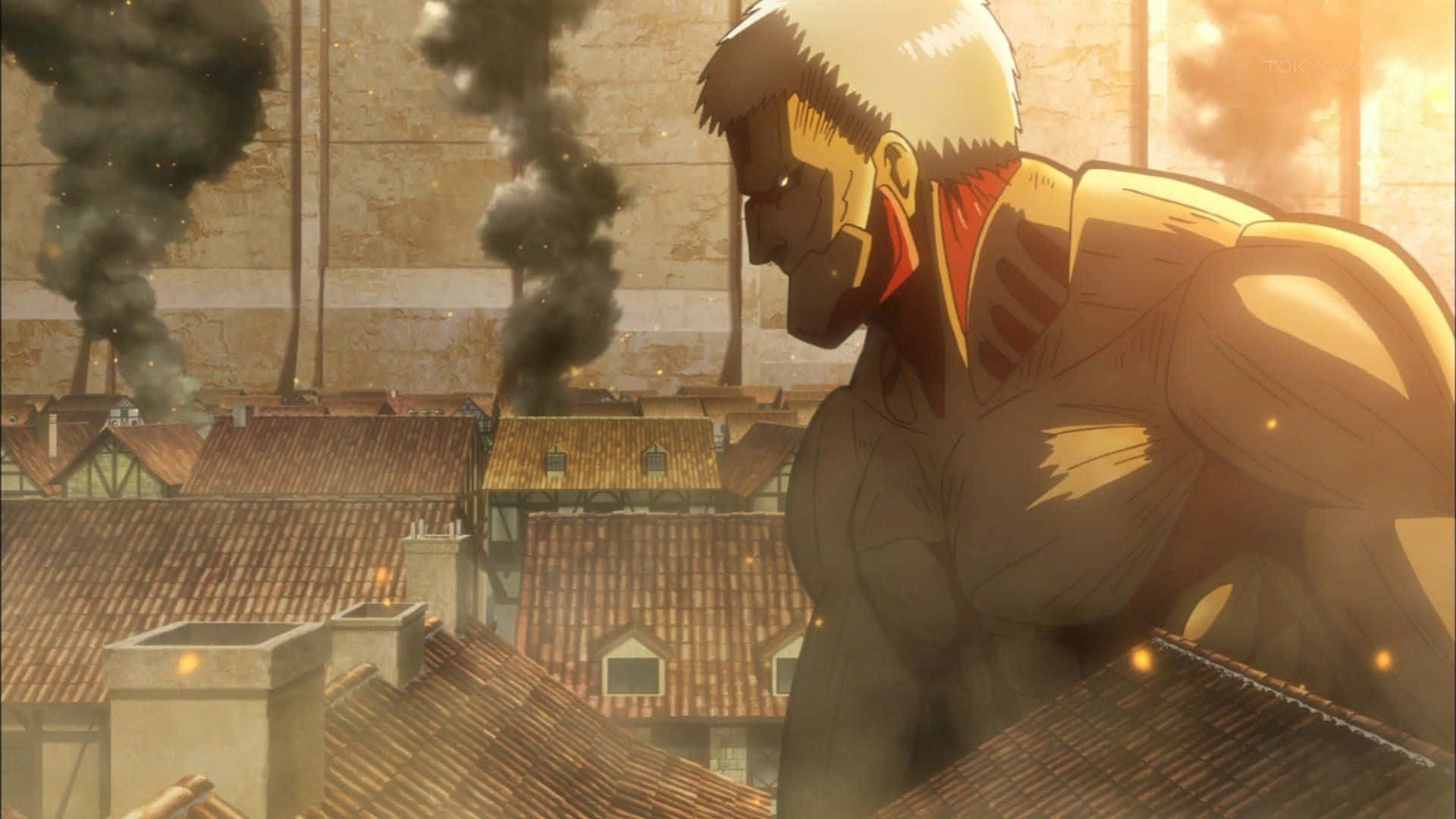 The Mighty Armored Titan Wallpaper