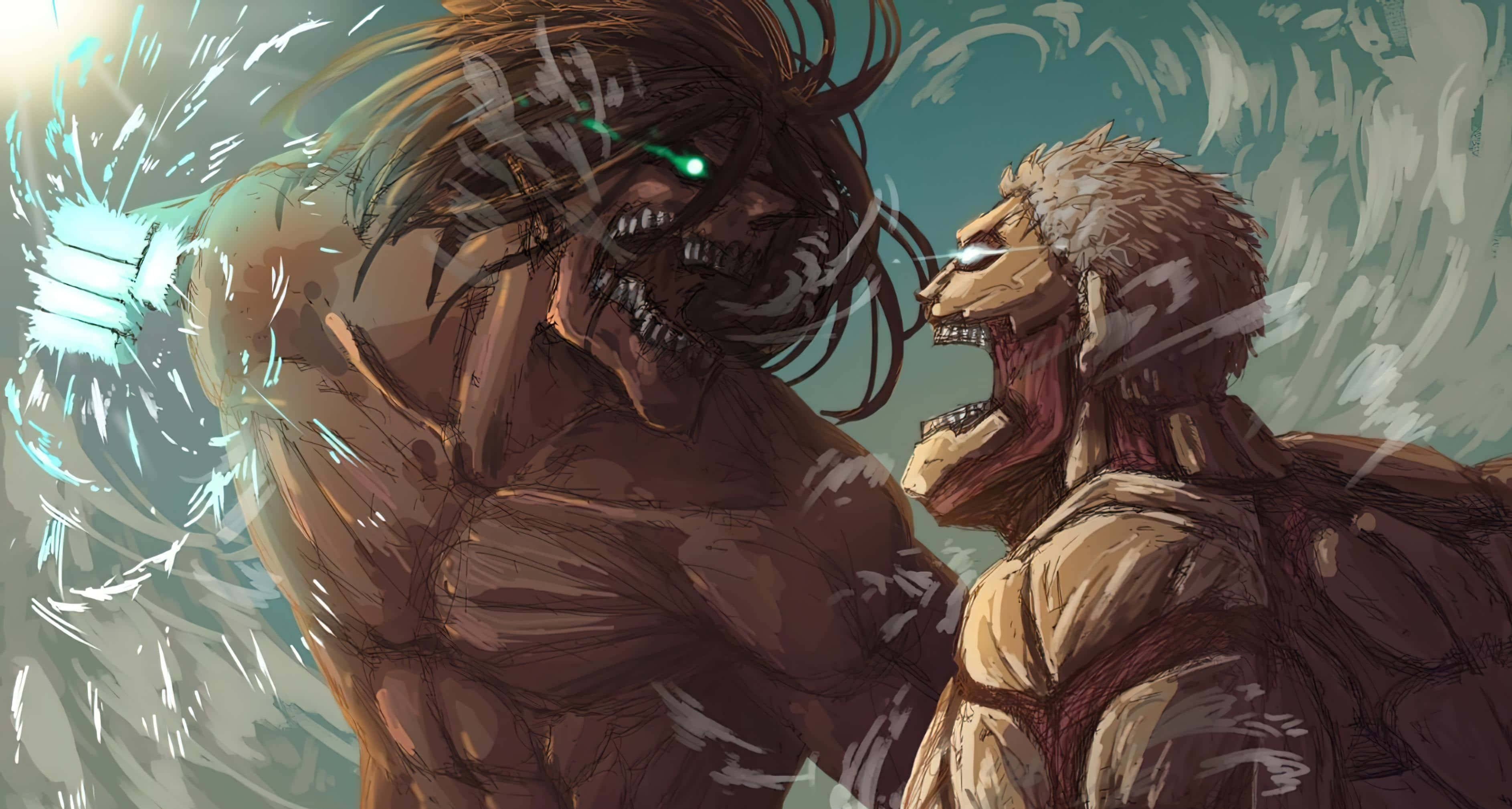 The Battle for Humanity - Armored Titan Wallpaper
