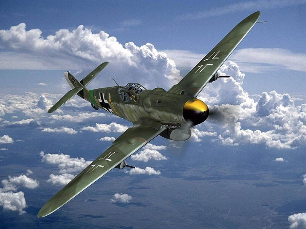 Army Green Bf 109 German Ww2 Fighters Picture