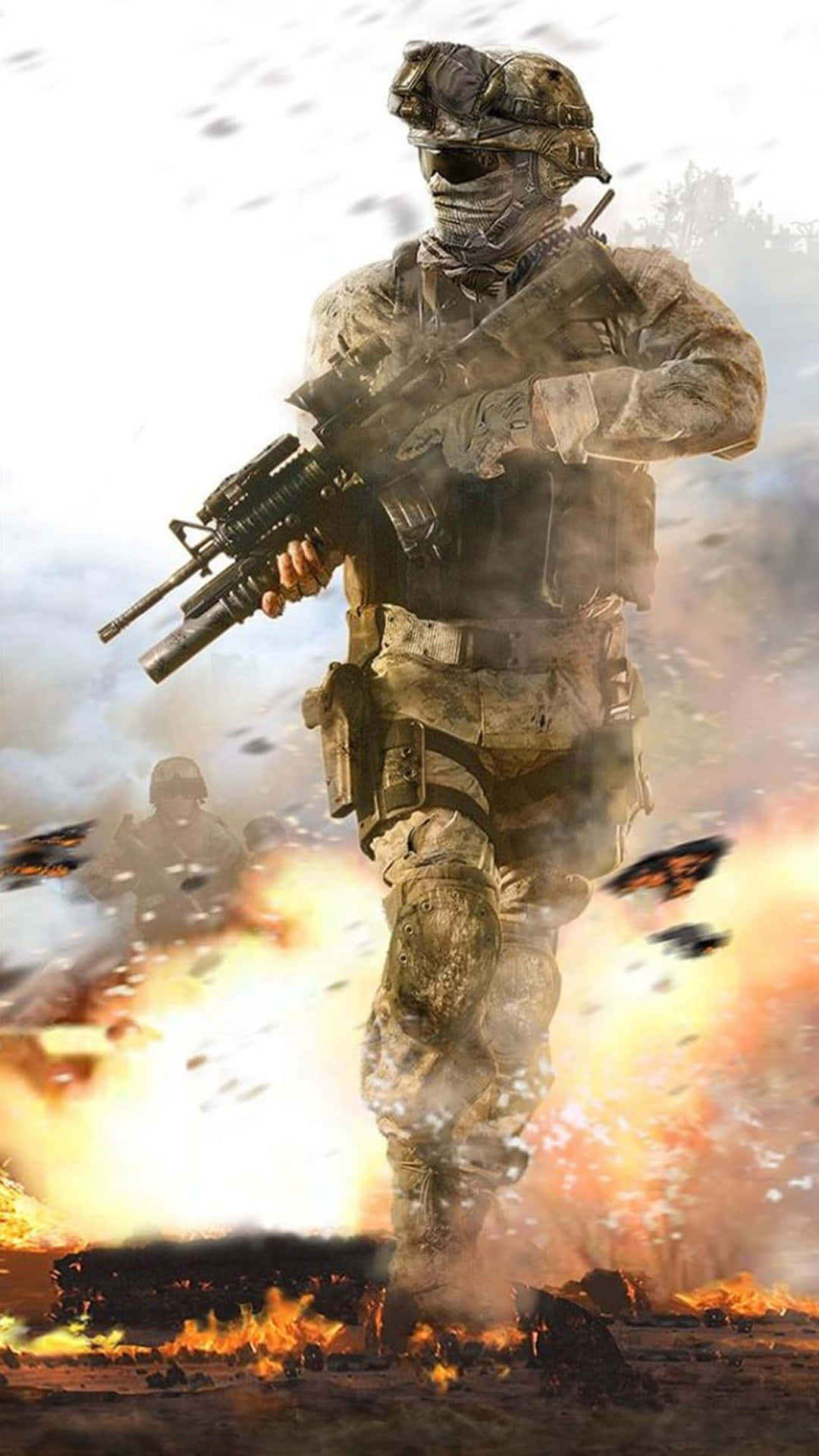 Army Ranger In Combat Zone.jpg Wallpaper