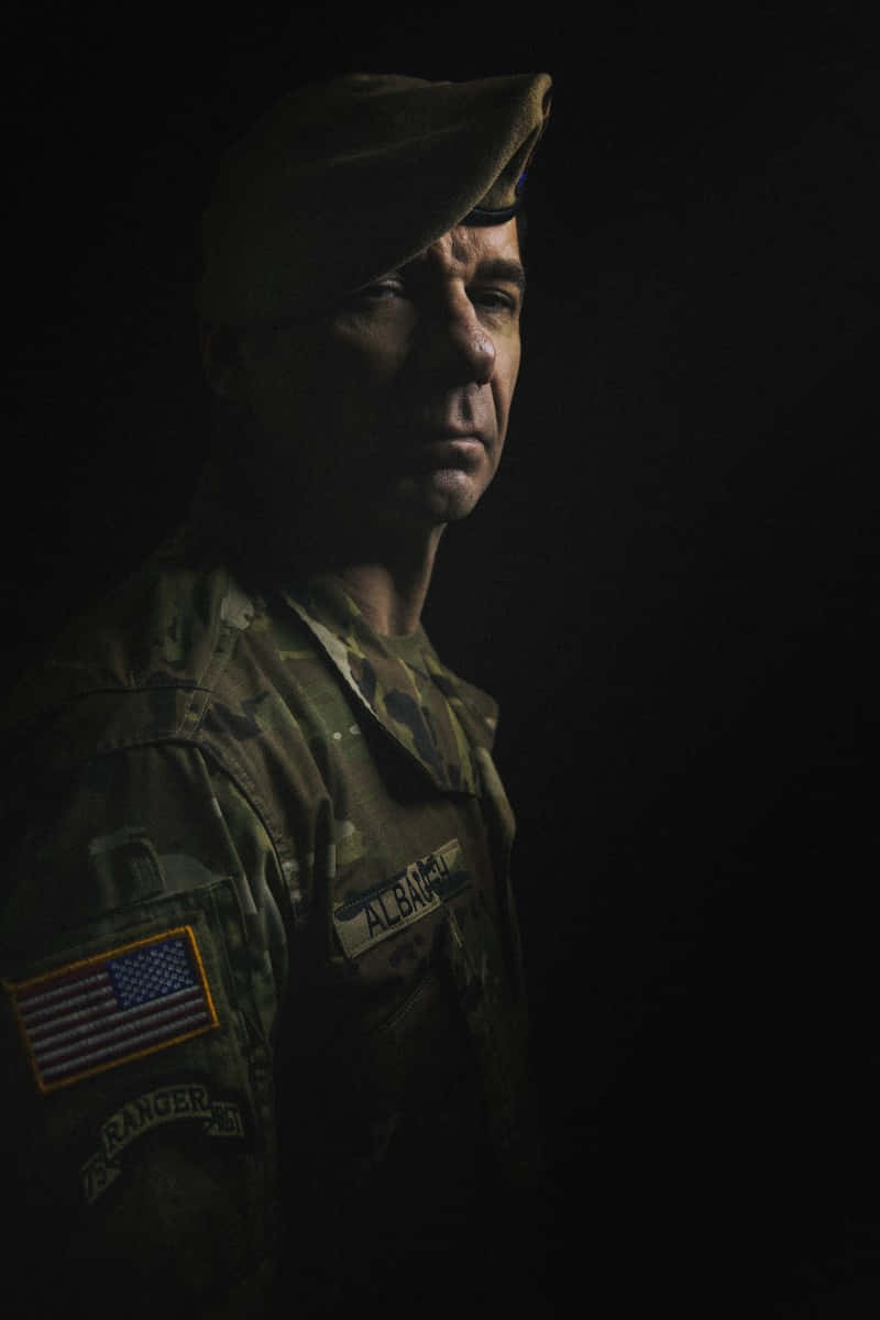 Army Ranger Profilein Uniform Wallpaper