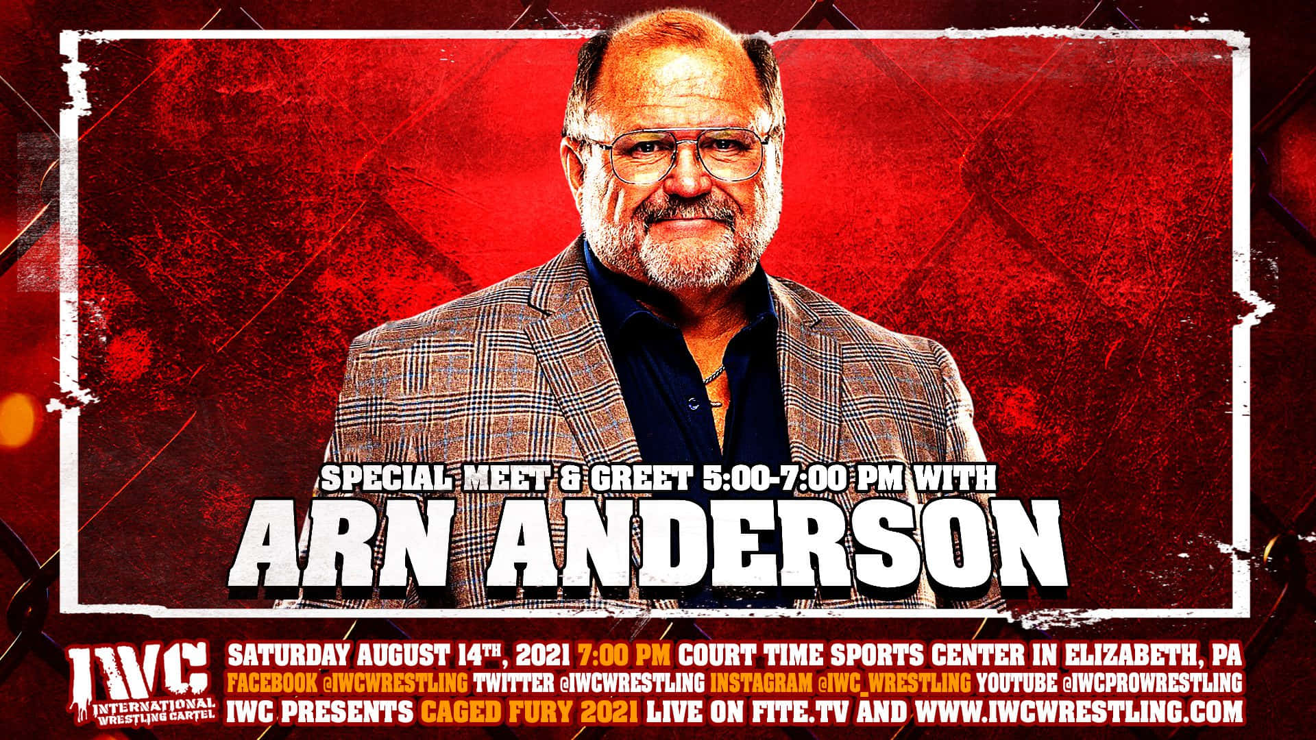 Arn Anderson Meet And Greet Poster Wallpaper