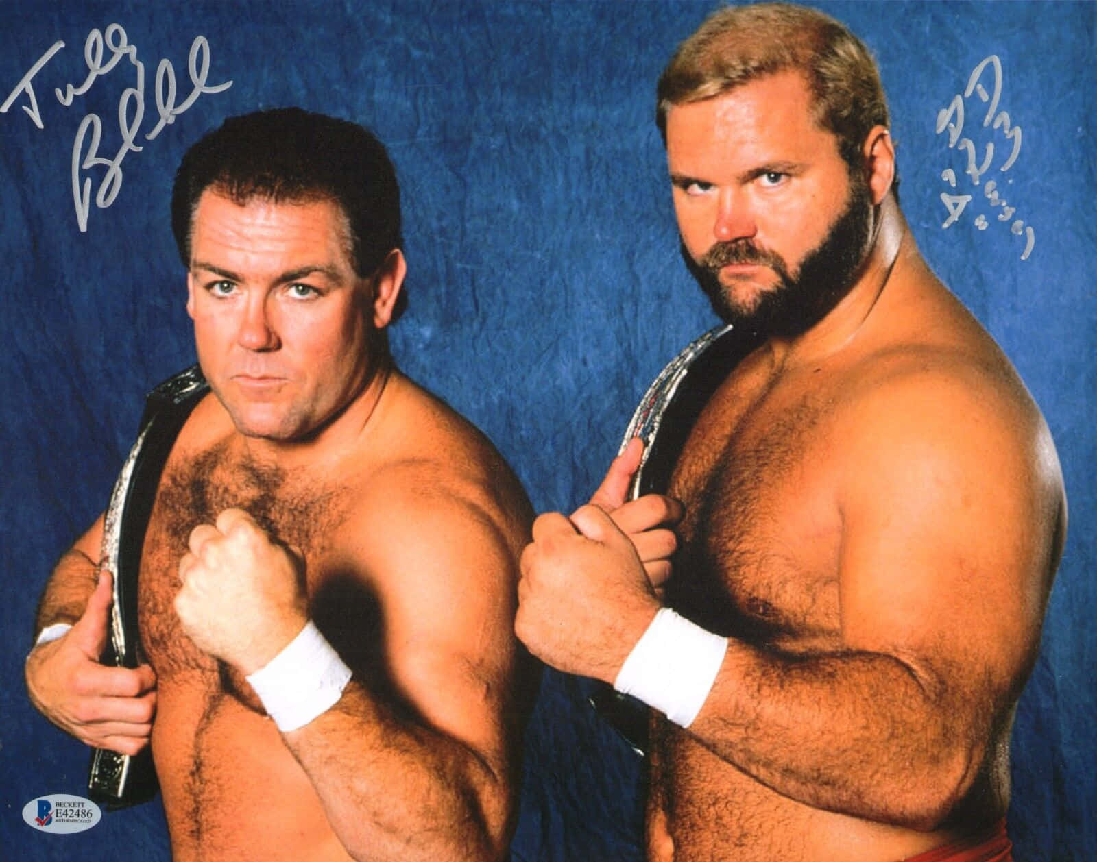 Arn Anderson Tully Blanchard Signed Poster Picture