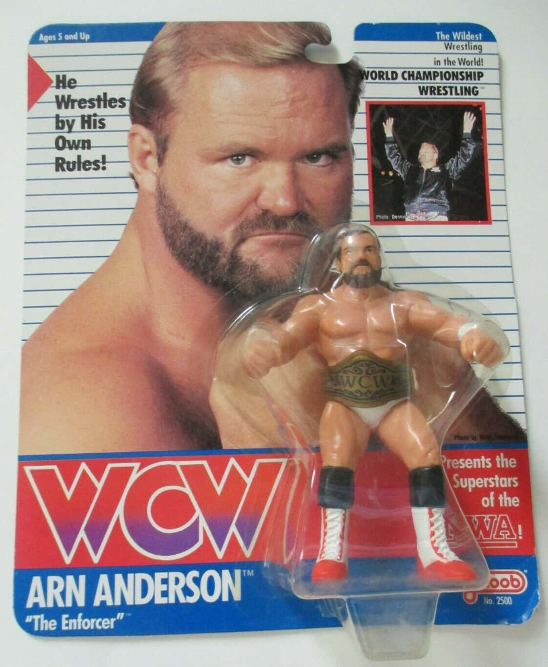 Arn Anderson WCW Handling Figur Legetøj NIB Ny 1990'erne Wallpaper