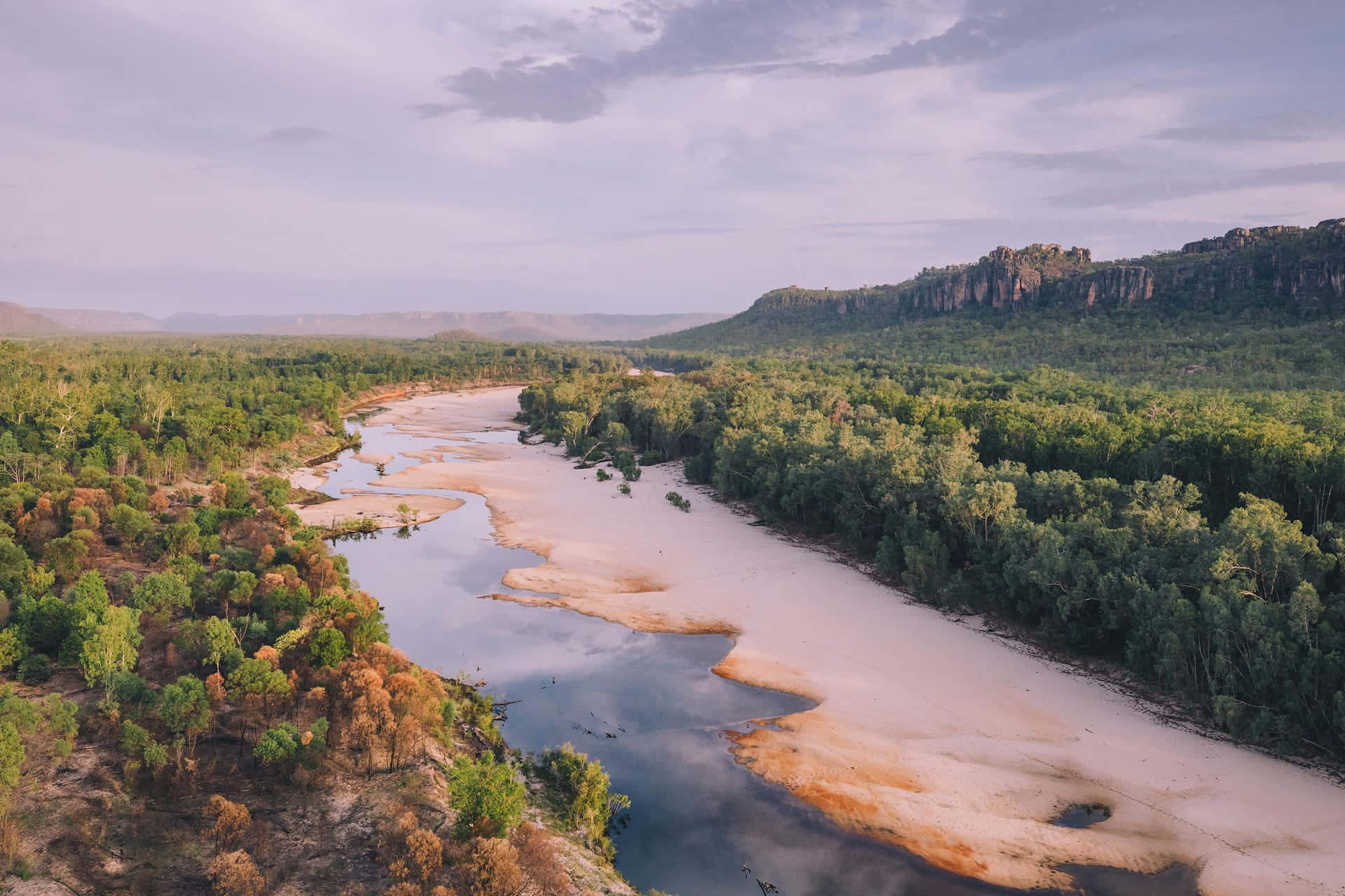 Arnhem Land River Aerial View Wallpaper