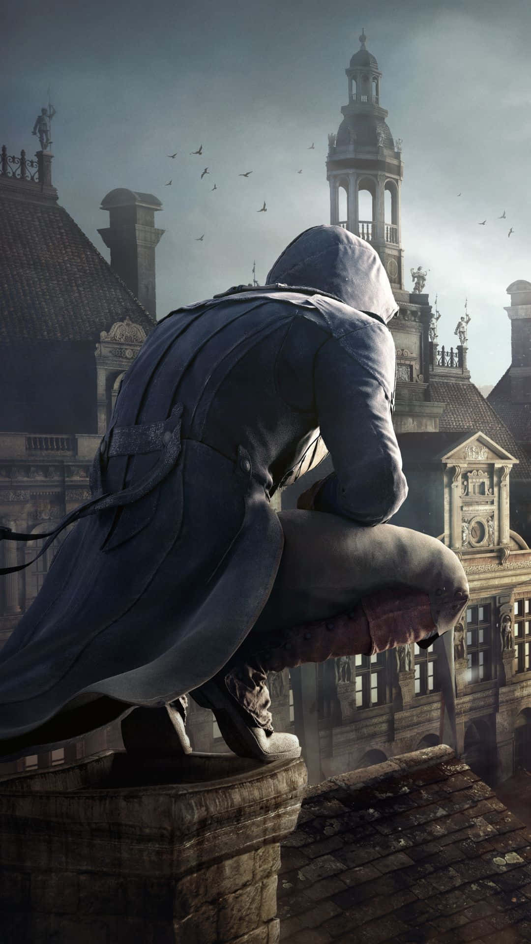 Arnodorian En Acción En El Impresionante Mundo De Assassin's Creed Unity Fondo de pantalla
