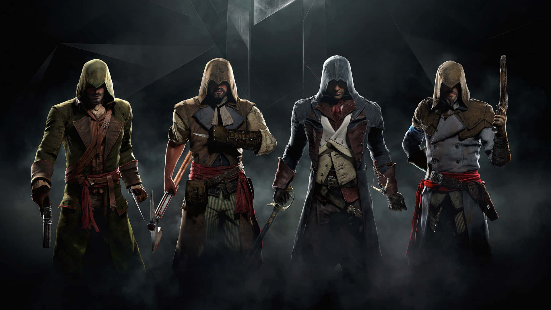 Arnodorian, Protagonista De Assassin's Creed Unity, En Acción Fondo de pantalla