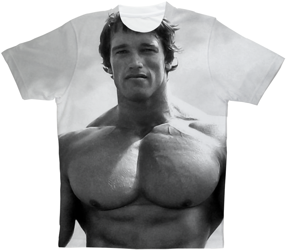 Arnold Schwarzenegger Classic Pose T Shirt PNG