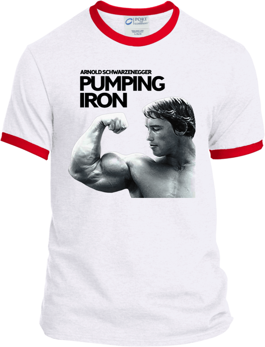 Arnold Schwarzenegger Pumping Iron T Shirt PNG