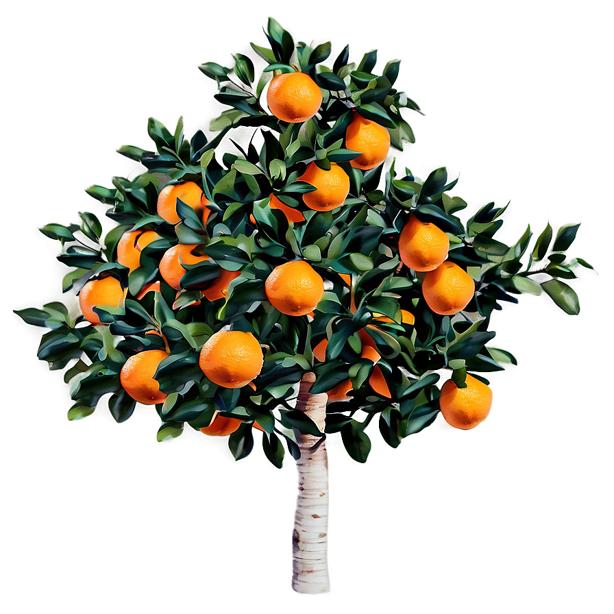 Aromatic Orange Tree Png Bib40 PNG