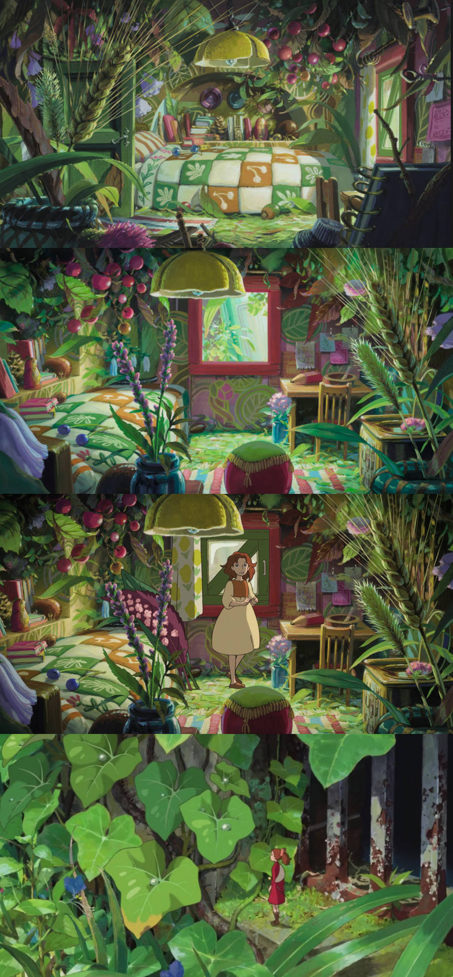Arrietty Room Collage Background