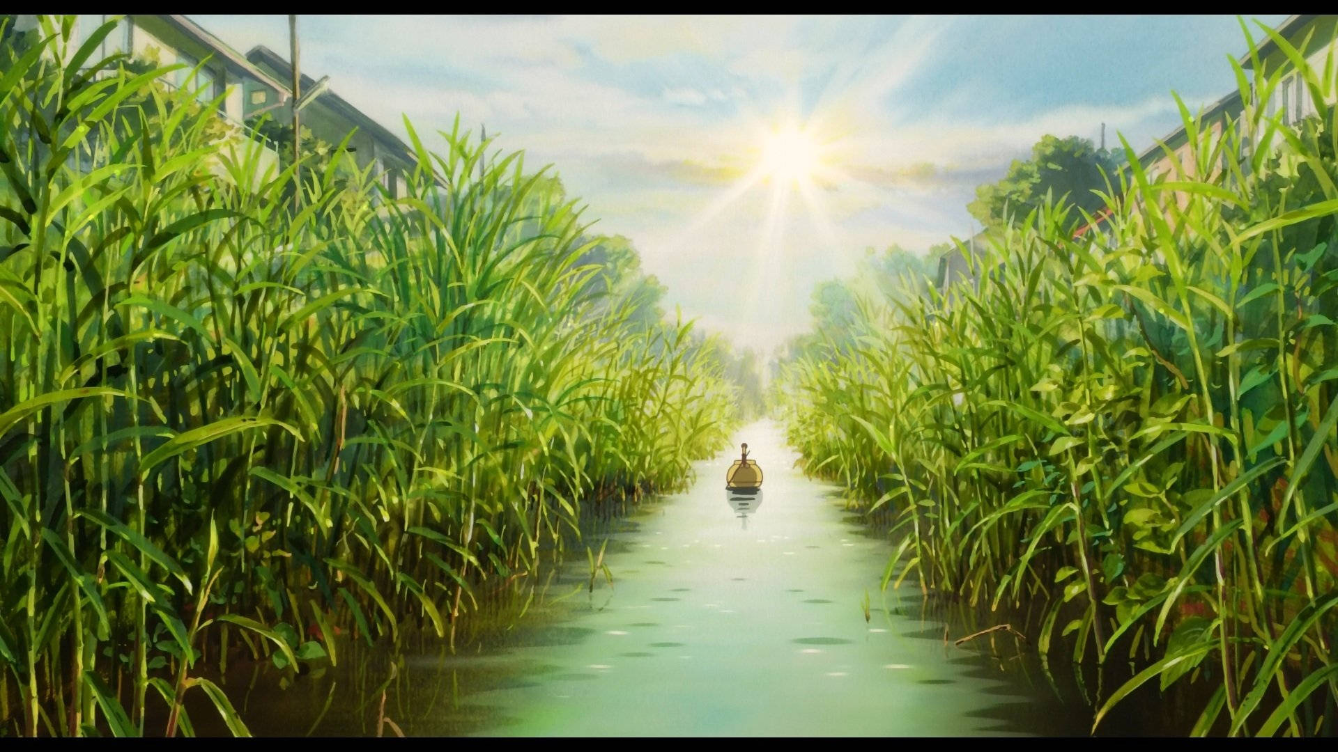 Arrietty Swamp Canal Background