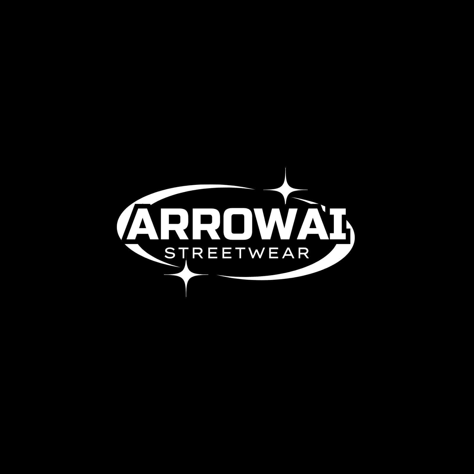 Arrowai Streetwear Logo Black Background Wallpaper