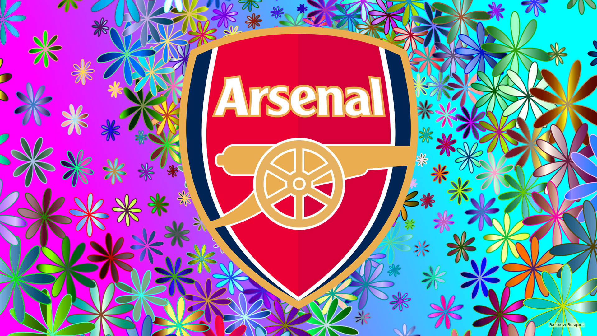 Arsenal Colorful Fan Art