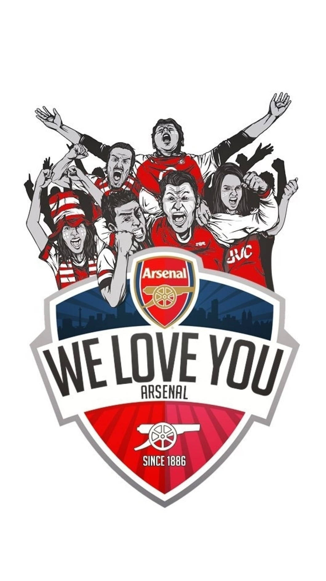Arsenal FC Digital Art Wallpaper
