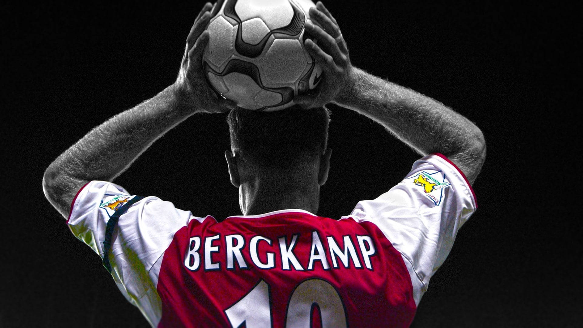 Arsenalfc-spelaren Dennis Bergkamp Wallpaper