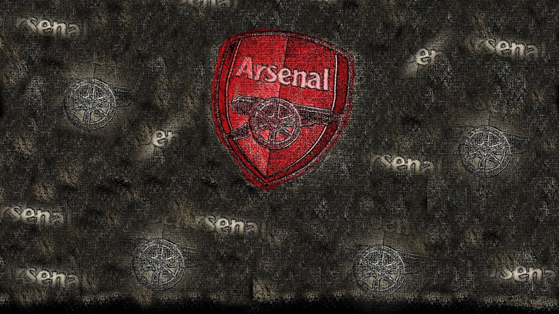 Arsenal Logo Grunge Art