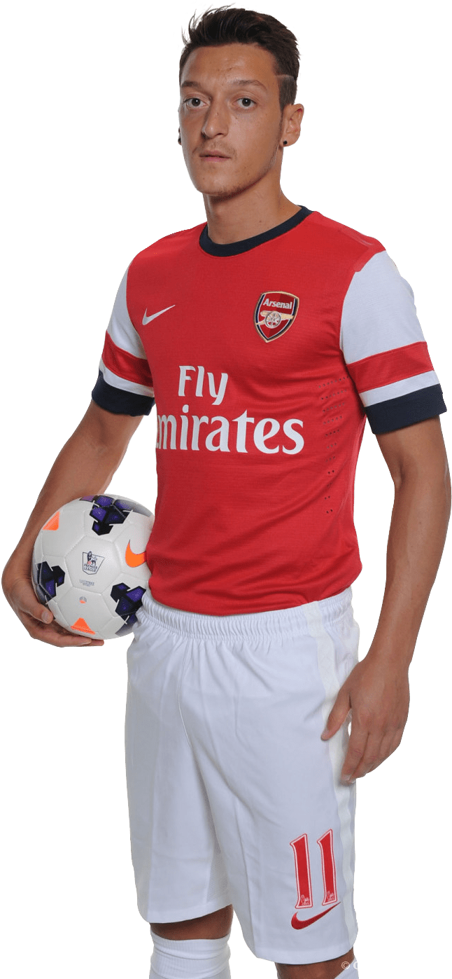 Arsenal Player Red Kit Number11 PNG