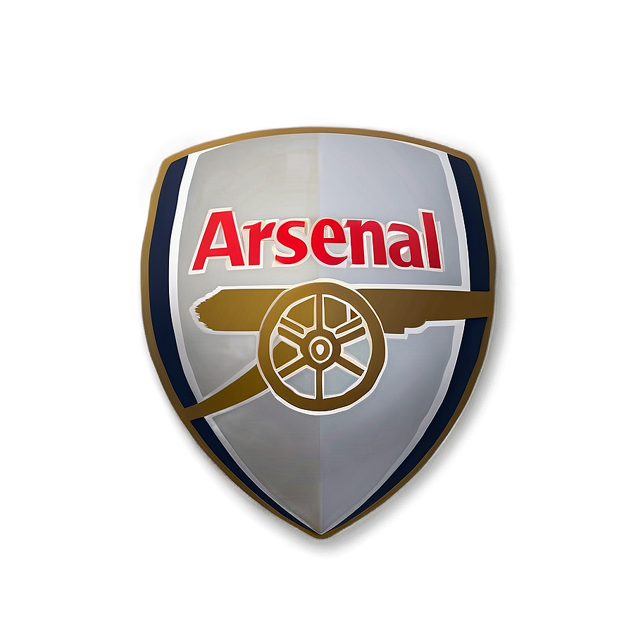 Arsenal White Logo Png Kfb76 PNG