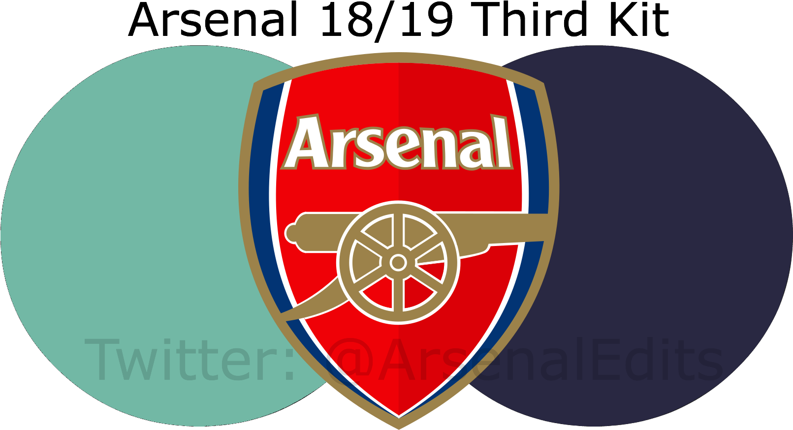 Arsenal201819 Third Kit Logo PNG