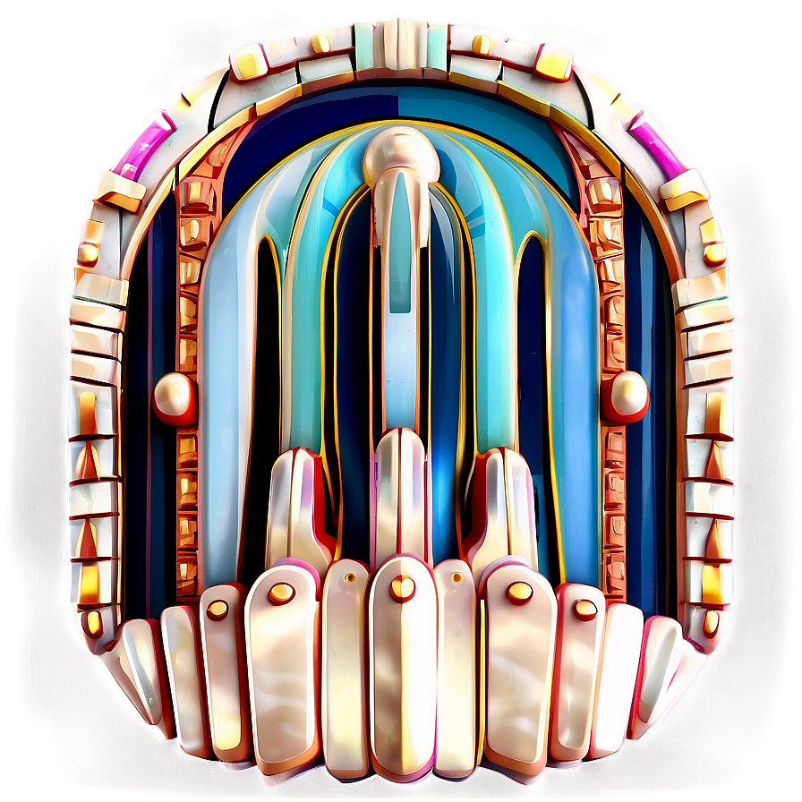 Art Deco Architecture Design Png Kyi60 PNG