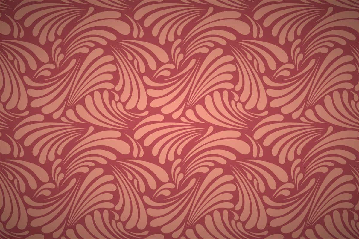 A Red And Brown Abstract Pattern With Swirls