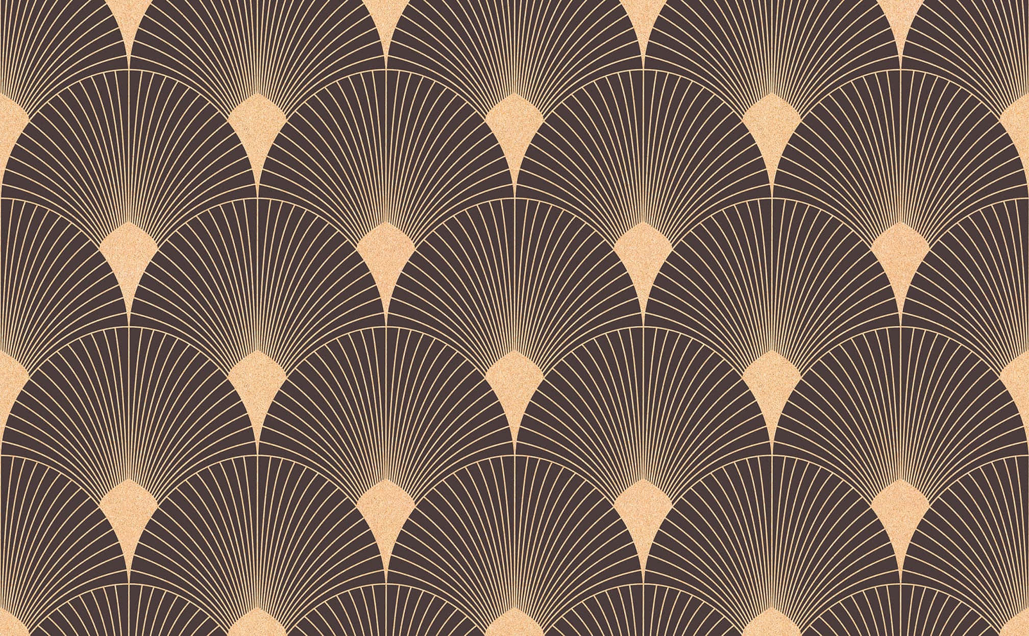 Einschwarz-beiges Muster Mit Einem Flügel-design. Wallpaper