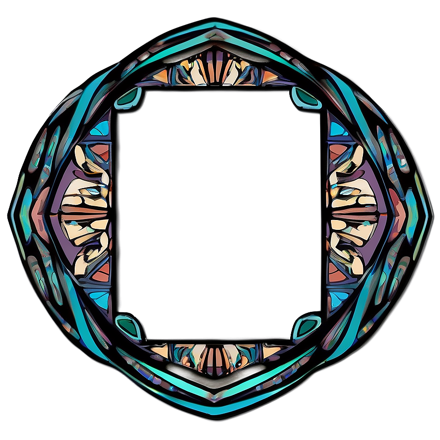 Art Deco Frame Border Png Bin18 PNG