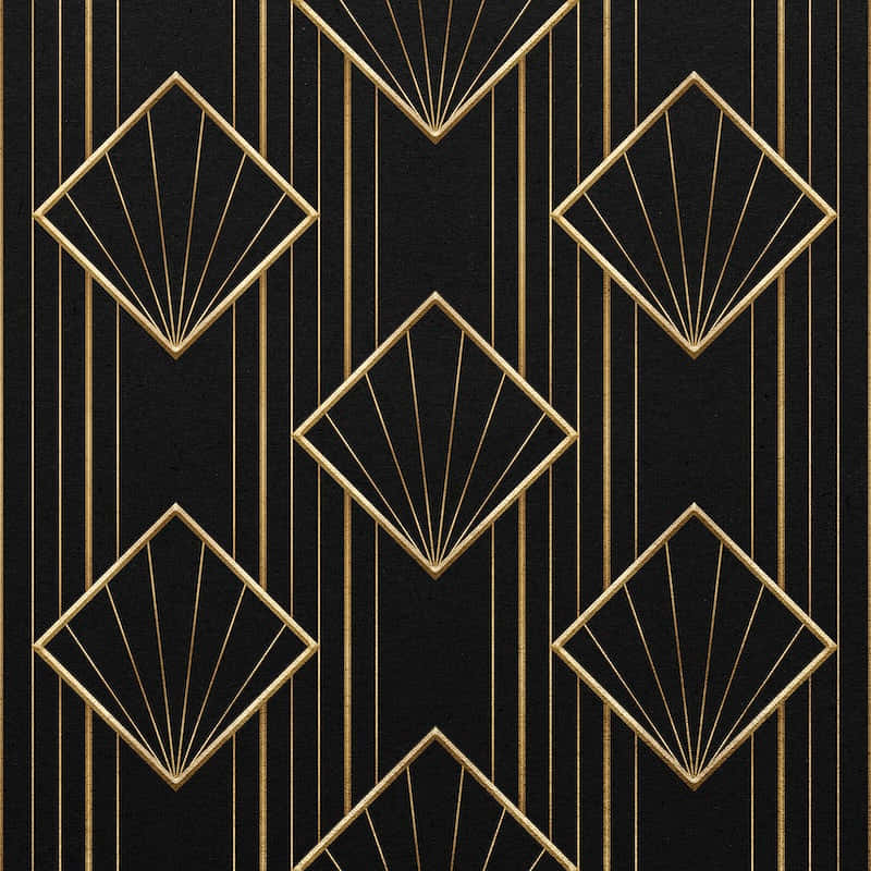 Rose-Gold Art Deco Iphone for a Refined Look Wallpaper