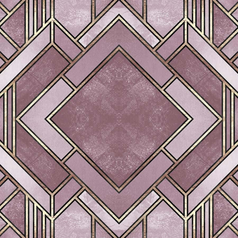 Pink Marbles Art Deco Iphone Wallpaper