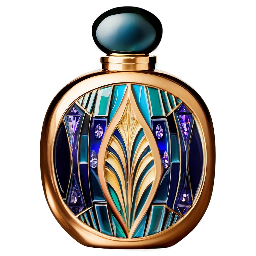 Art Deco Perfume Bottle Png 06212024 PNG