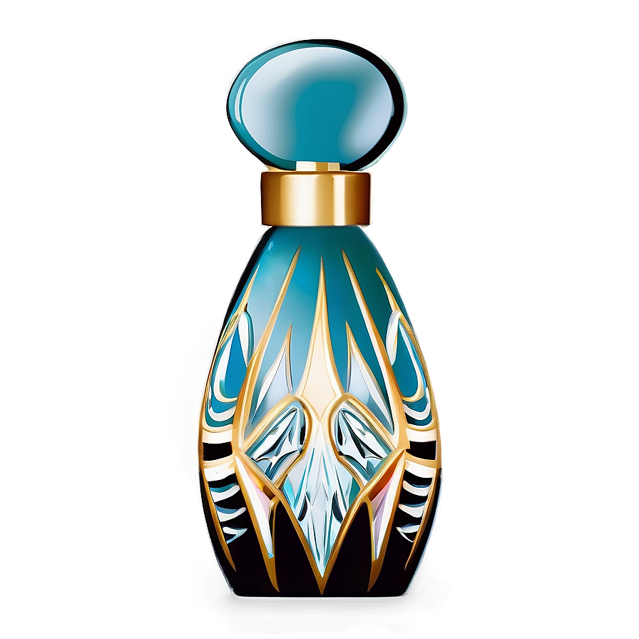 Art Deco Perfume Bottle Png Ofi13 PNG