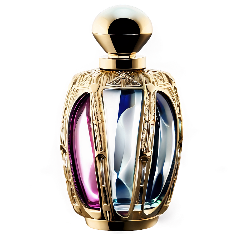 Download Art Deco Perfume Bottle Png Whc | Wallpapers.com