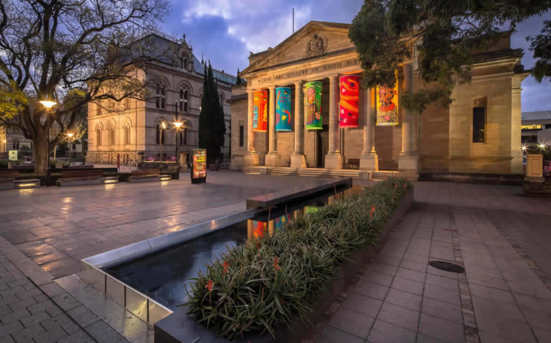 Art Galleryof South Australia Dusk View Wallpaper