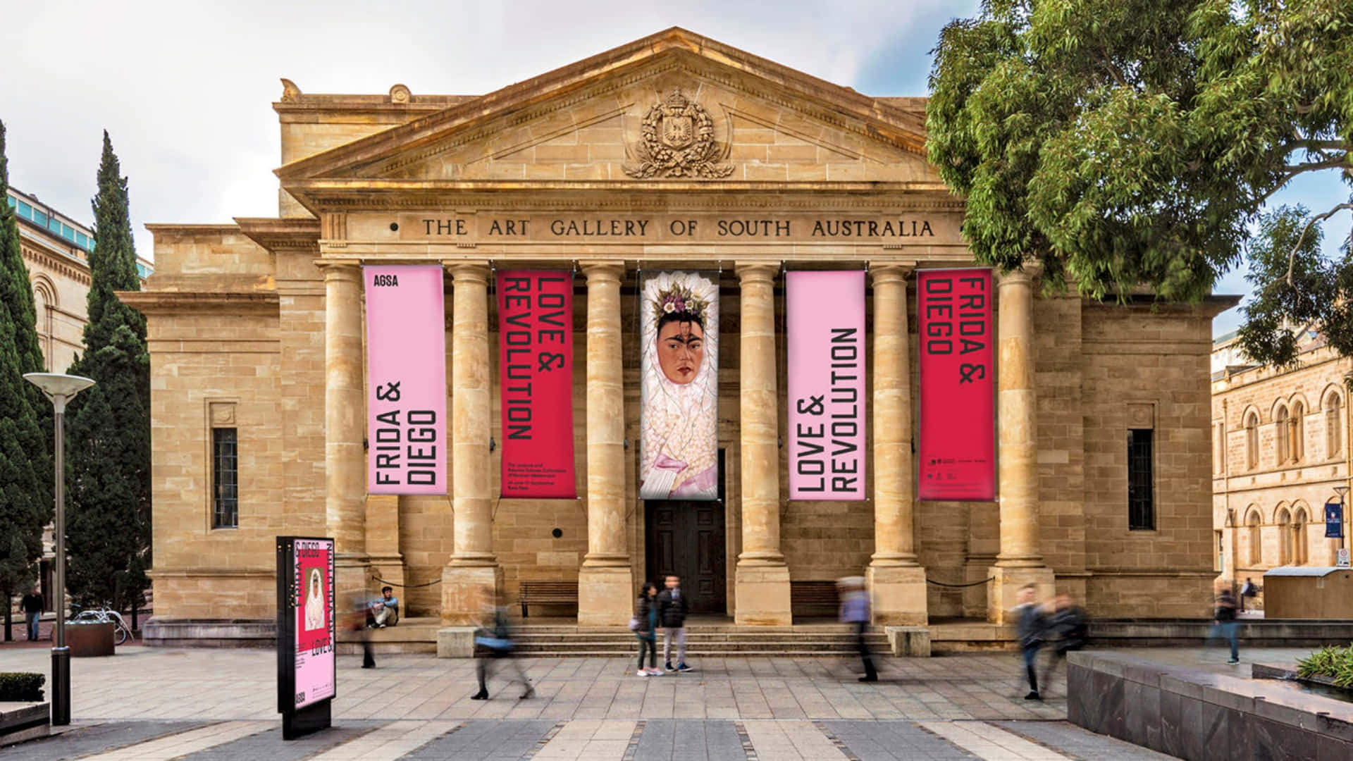 Art Galleryof South Australia Frida Kahlo Exhibition Wallpaper