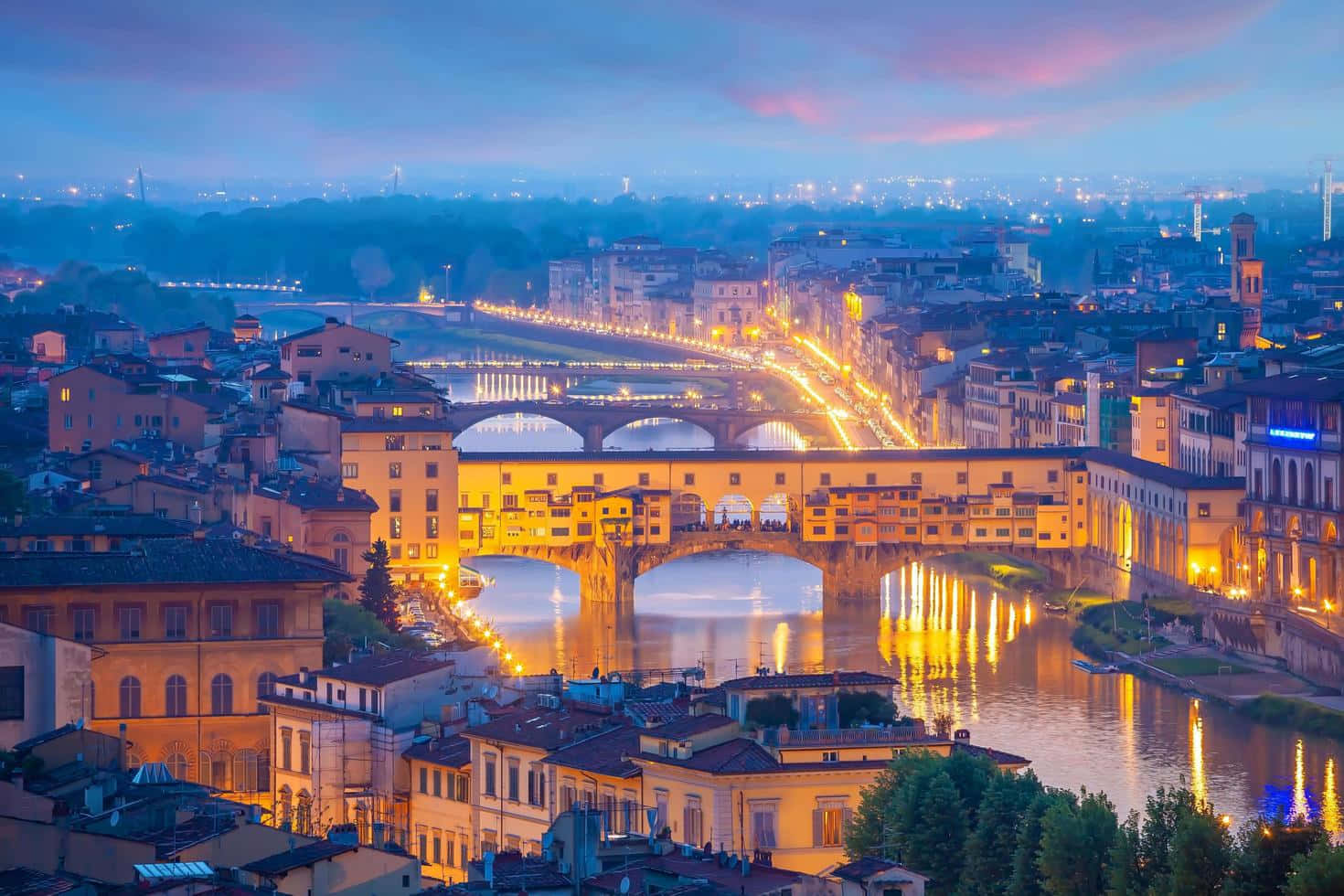 Ponte Vecchio 1470 X 980 Wallpaper
