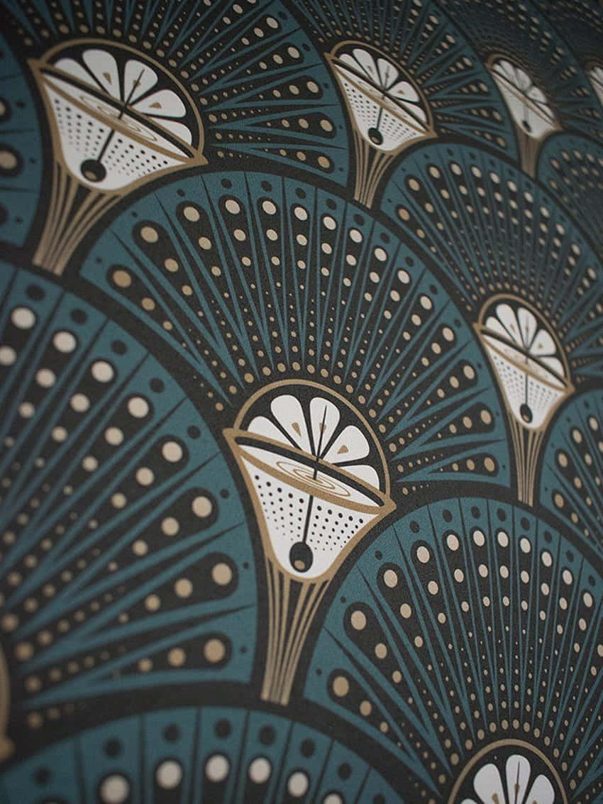 A Stunning Art Nouveau Illustration Wallpaper