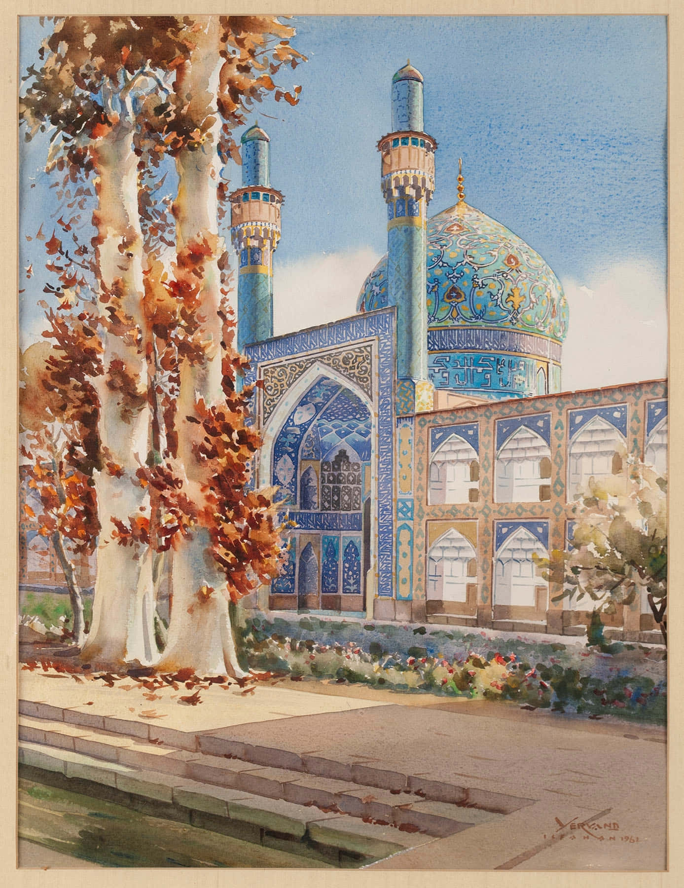 Art Of Shah Mosque Wallpaper