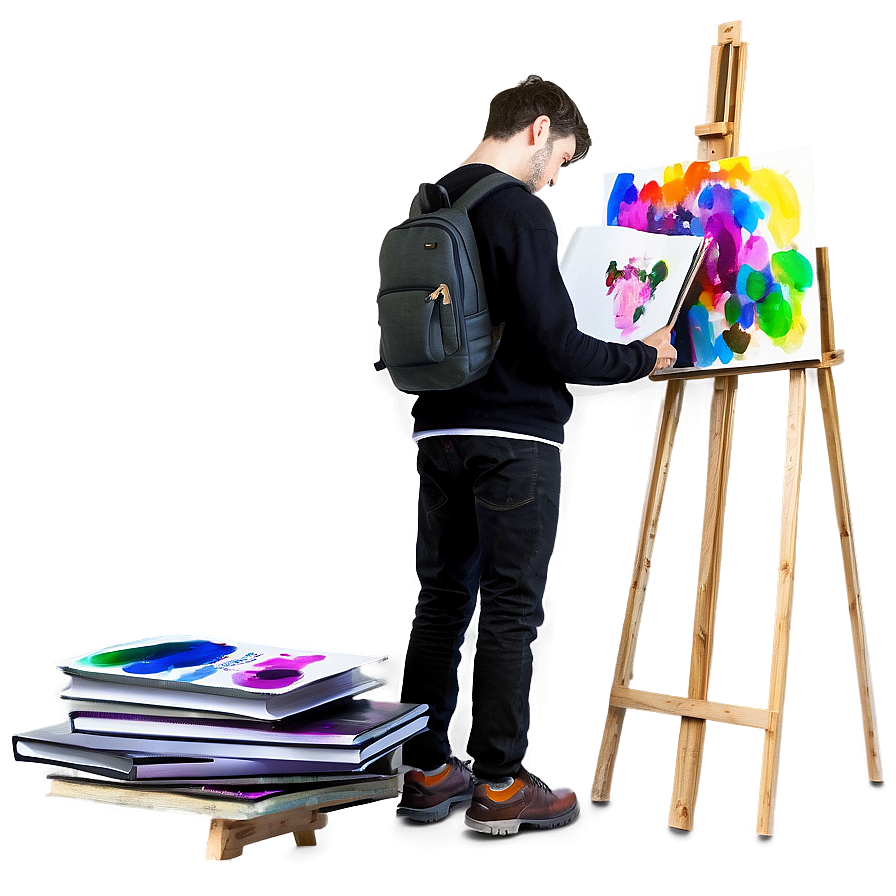Art Student Png 06122024 PNG