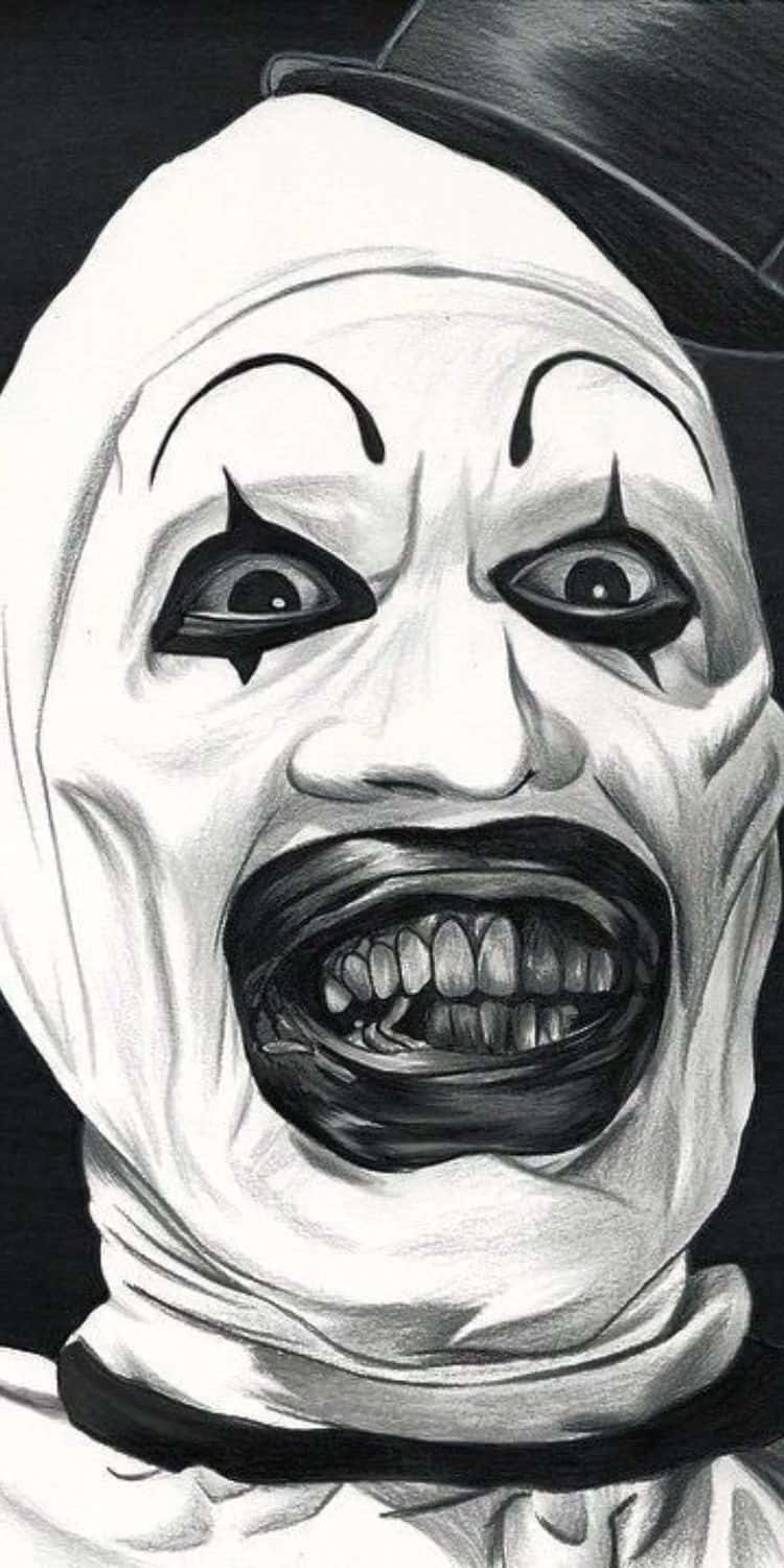 Art The Clown Portrait Wallpaper