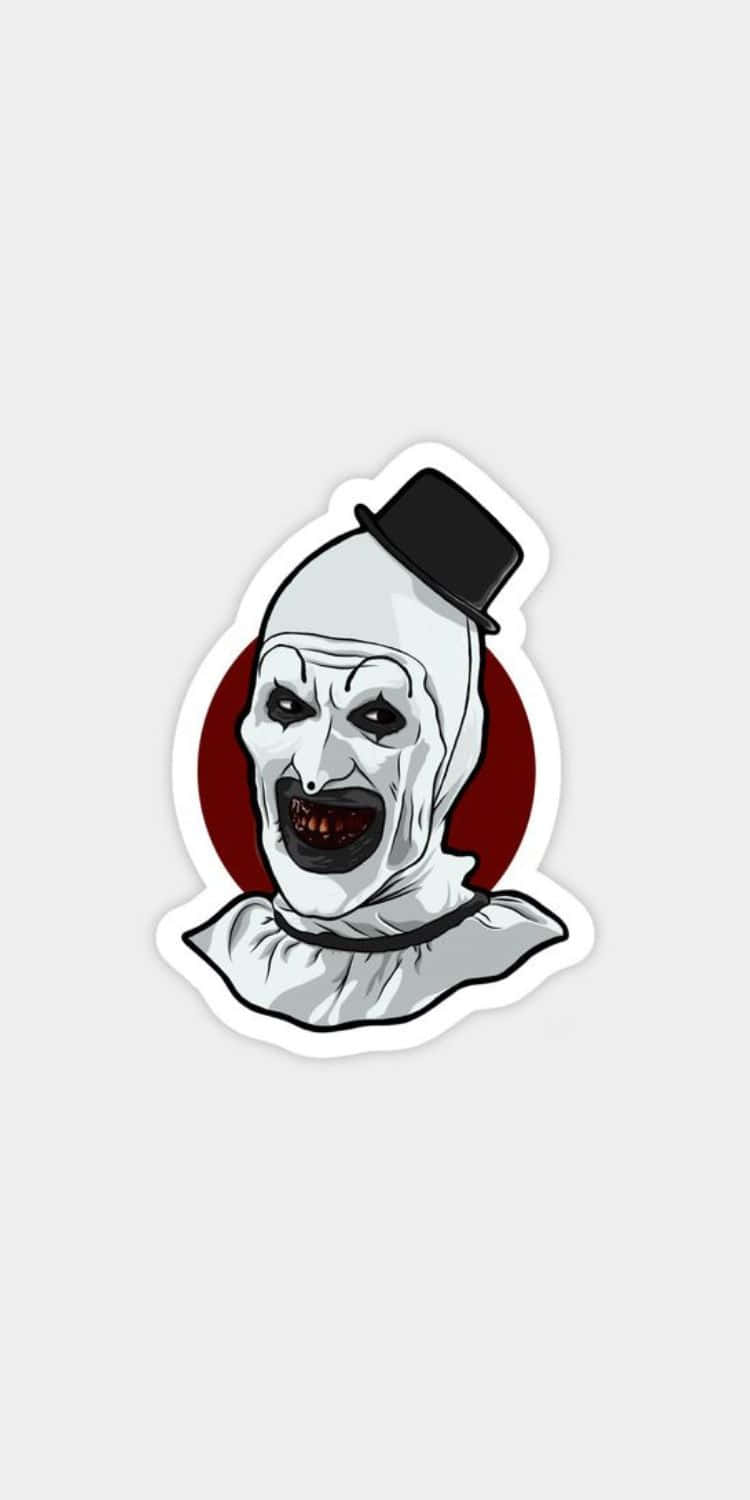Art The Clown Sticker Design Wallpaper