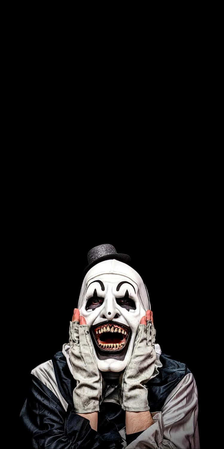 Art The Clown Terrifier Portrait Wallpaper