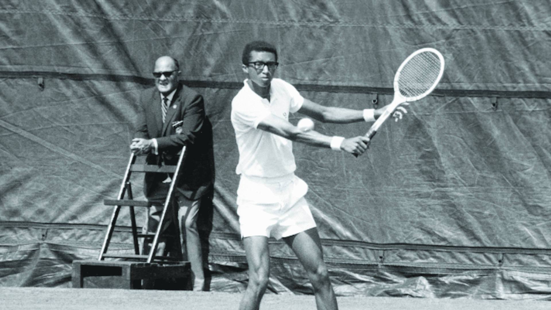 Arthur Ashe Tennis Ikon Tapet Wallpaper