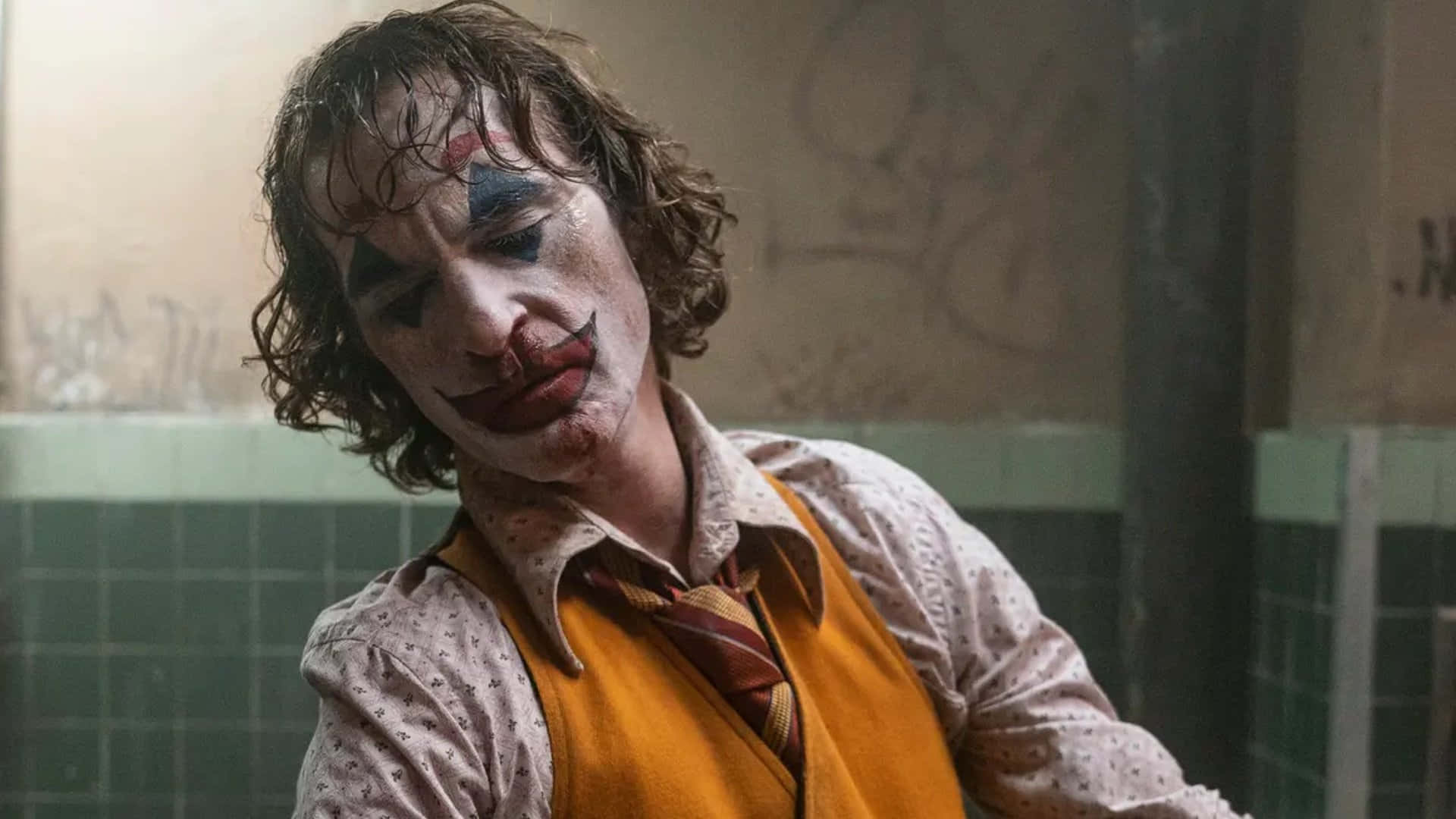 Arthurfleck Con Maquillaje De Joker. Fondo de pantalla
