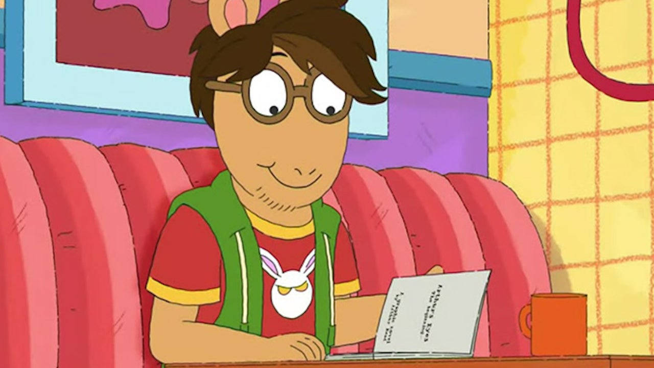 Arthur Read With Brown Hair Background